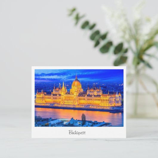 Boedapest briefkaart (Staand voorkant)