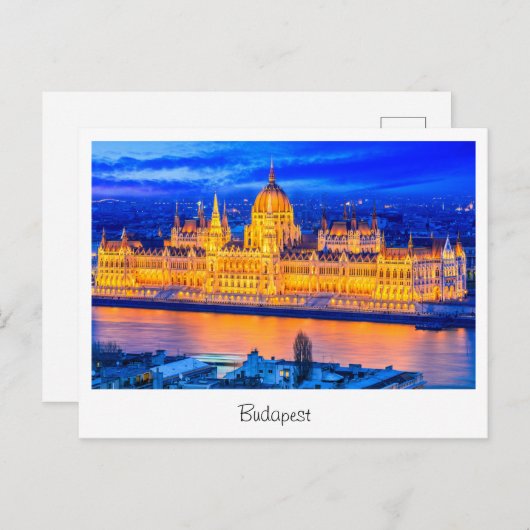 Boedapest briefkaart (Voorkant / Achterkant)