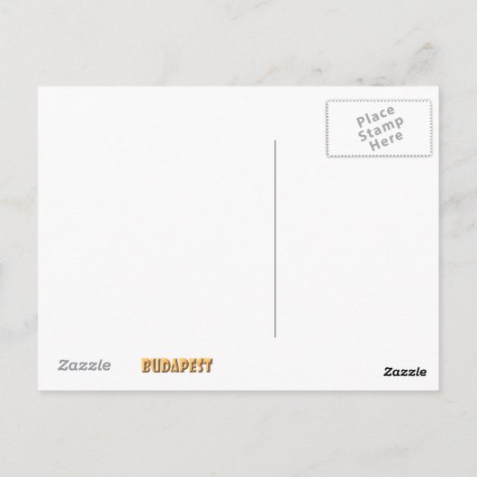 Boedapest Briefkaart (Achterkant)