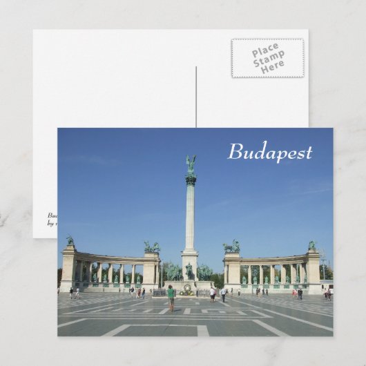 Boedapest Briefkaart (Voorkant / Achterkant)