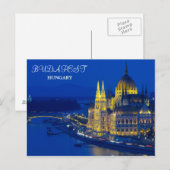 Boedapest Briefkaart (Voorkant / Achterkant)