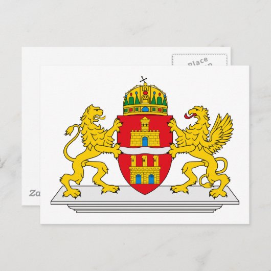 Boedapest - Briefkaart van wapens (Voorkant / Achterkant)