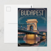 Boedapest Chain Bridge Briefkaart (Voorkant / Achterkant)