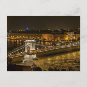 Boedapest Chain Bridge Briefkaart