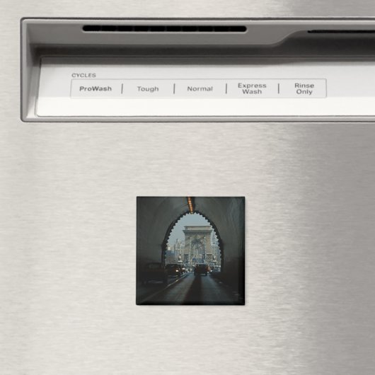 Boedapest Chain Bridge Magneet (Insitu (Vaatwasser))