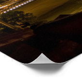 Boedapest Chain Bridge Poster (Hoek)