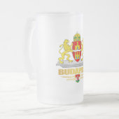 Boedapest COA Matglas Bierpul (Voorkant links)