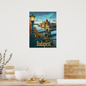 Boedapest Donau Poster (Keuken)