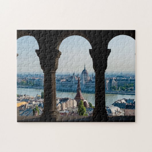 Boedapest en het Hongaarse parlement Legpuzzel (Horizontaal)