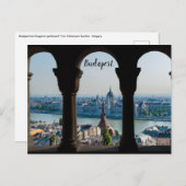 Boedapest en hongaars parlement briefkaart (Voorkant / Achterkant)