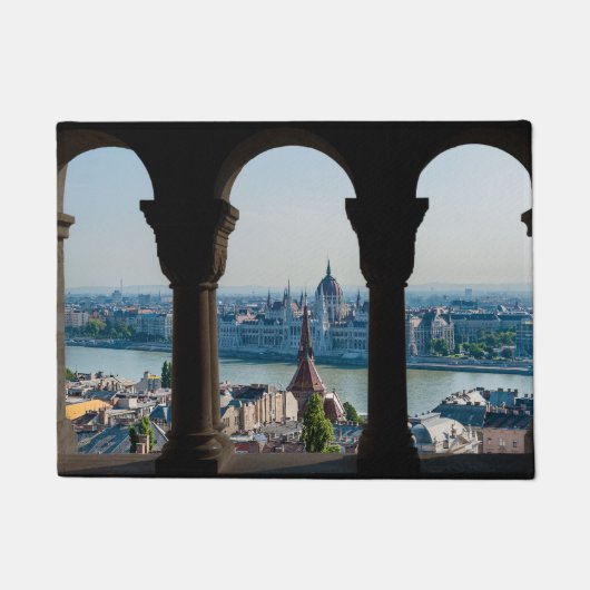 Boedapest en hongaars parlement deurmat (Voorkant)