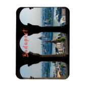 Boedapest en hongaars parlement magneet (Verticaal)