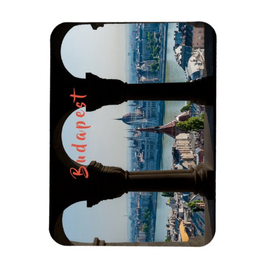 Boedapest en hongaars parlement magneet (Verticaal)