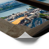 Boedapest en hongaars parlement poster (Hoek)