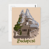 Boedapest: Fisherman's Bastion Briefkaart (Voorkant / Achterkant)