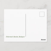 Boedapest: Fisherman's Bastion Briefkaart (Achterkant)