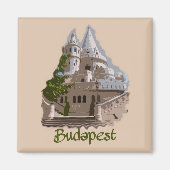 Boedapest: Fisherman's Bastion Magneet (Voorkant)
