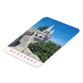 Boedapest Fisherman's Bastion uitzicht fridge magn Magneet (Linkerzijde)