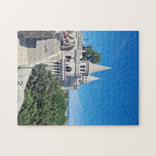 Boedapest Fisherman's Bastion uitzicht puzzle Legpuzzel (Horizontaal)