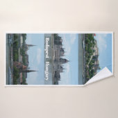 Boedapest Foto's aangepaste tekstbadhanddoek Badhanddoek (Badhanddoek)
