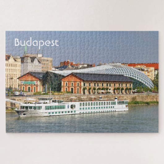 Boedapest: Galerij- en cruiseschip, Hongarije Legpuzzel (Horizontaal)