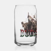 Boedapest helden van Hongarije Blikvorm Glas (Voorkant)