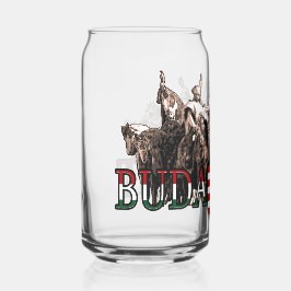 Boedapest helden van Hongarije Blikvorm Glas