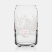 Boedapest helden van Hongarije Blikvorm Glas (Rechts)