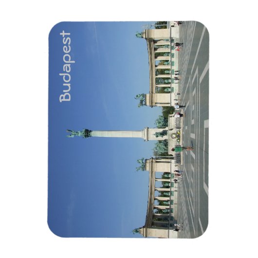 Boedapest - Heldenplein Magneet (Verticaal)