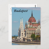 Boedapest, het gebouw van het Parlement, Boedapest Briefkaart (Voorkant / Achterkant)