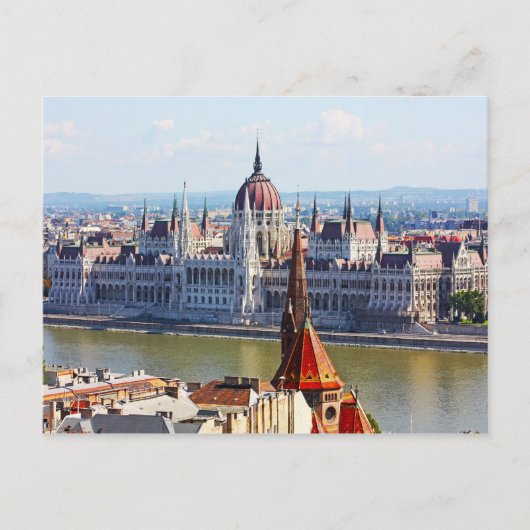 Boedapest, het gebouw van het Parlement Briefkaart (Voorkant)