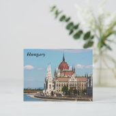 Boedapest, het gebouw van het Parlement, Hongarije Briefkaart (Staand voorkant)