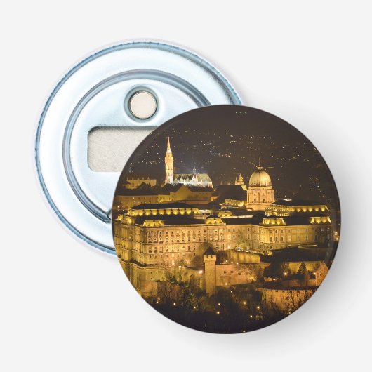 Boedapest, het Koninklijk Paleis (Buda Castle) 's  Button Flesopener (Voorkant)