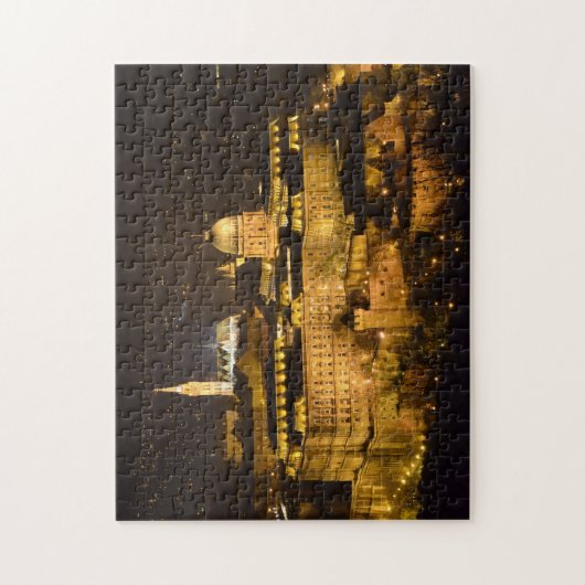 Boedapest, het Koninklijk Paleis (Buda Castle) 's Legpuzzel (Verticaal)