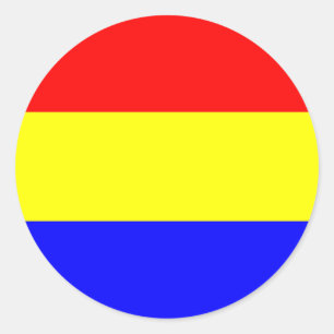 Boedapest het symbool van Hongarije van de Ronde Sticker