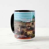 Boedapest Historical Castle Architecture Hongarije Mok (Voorkant links)