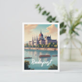 Boedapest Hongarije Beroemde Reisplaats Briefkaart (Staand voorkant)