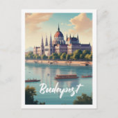 Boedapest Hongarije Beroemde Reisplaats Briefkaart (Voorkant)