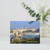 boedapest , hongarije briefkaart (Staand voorkant)