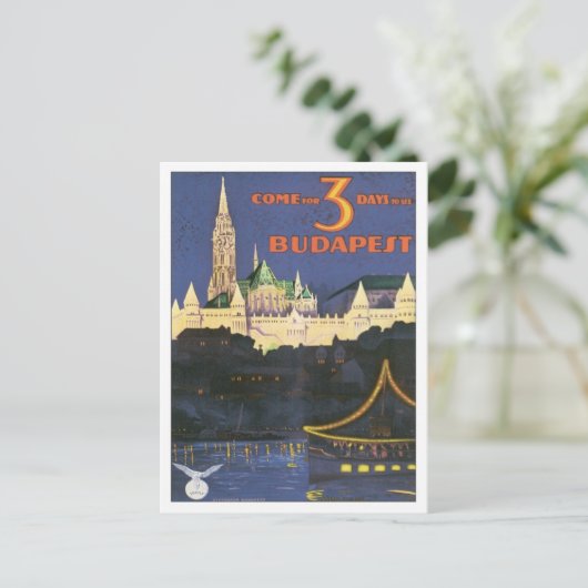  Boedapest Hongarije Briefkaart (Staand voorkant)