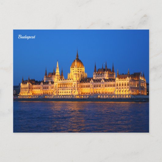 Boedapest Hongarije Briefkaart (Voorkant)