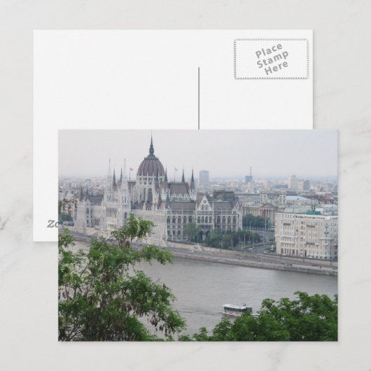 Boedapest Hongarije Briefkaart (Voorkant / Achterkant)