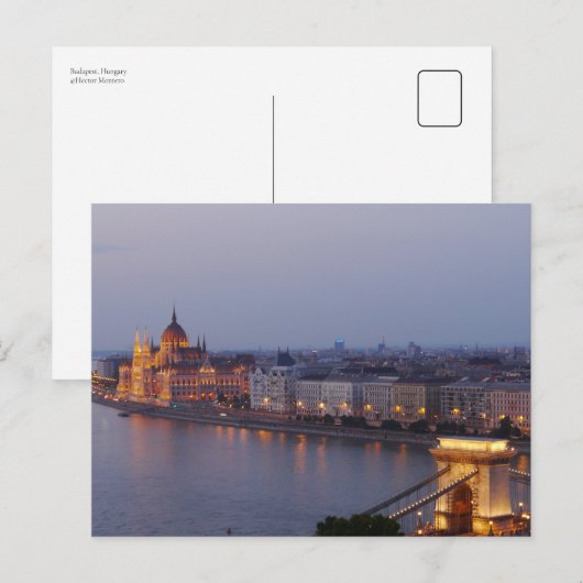 Boedapest, Hongarije Briefkaart (Voorkant / Achterkant)