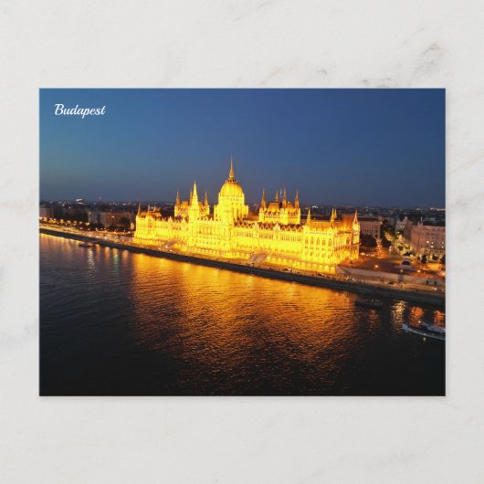 Boedapest Hongarije Briefkaart (Voorkant)