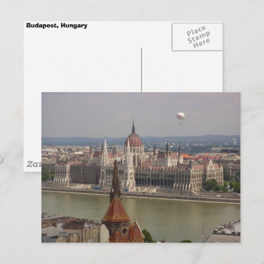 Boedapest, Hongarije Briefkaart (Voorkant / Achterkant)