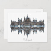 Boedapest Hongarije Briefkaart architectuur parlem (Voorkant / Achterkant)