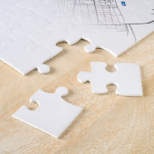 Boedapest Hongarije City Map Eenvoudig minimumaant Legpuzzel (Zijkant)