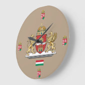 Boedapest Hongarije Crest Wall klok (Hoek)