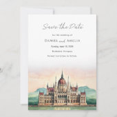 Boedapest Hongarije Destination Wedding Save the D Save The Date (Voorkant)