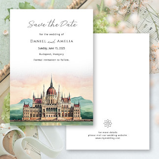 Boedapest Hongarije Destination Wedding Save the D Save The Date
